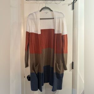Madewell Colorblock open cardigan